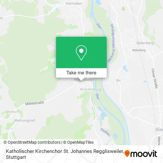 Карта Katholischer Kirchenchor St. Johannes Regglisweiler