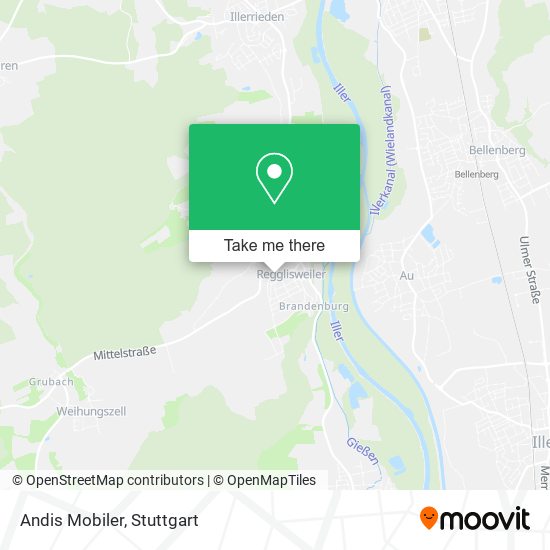 Andis Mobiler map