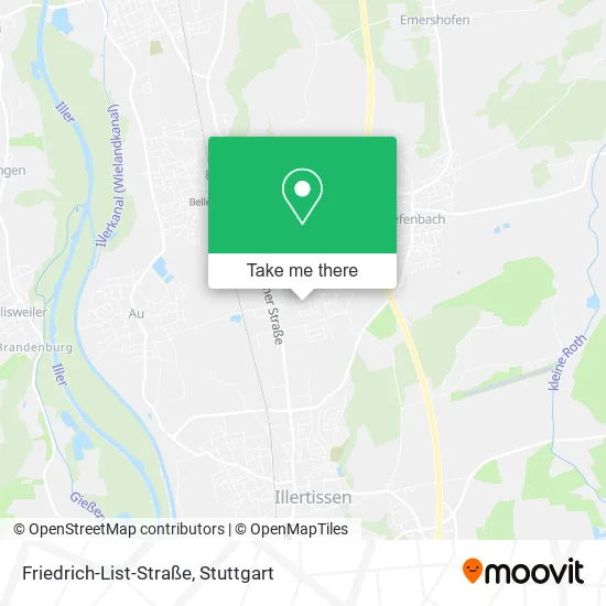 Карта Friedrich-List-Straße