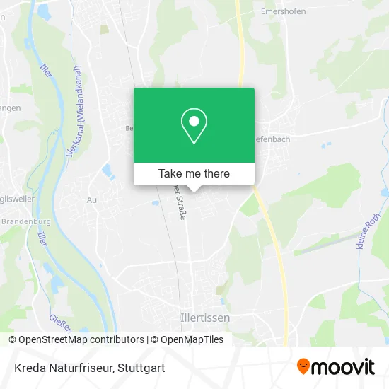 Карта Kreda Naturfriseur