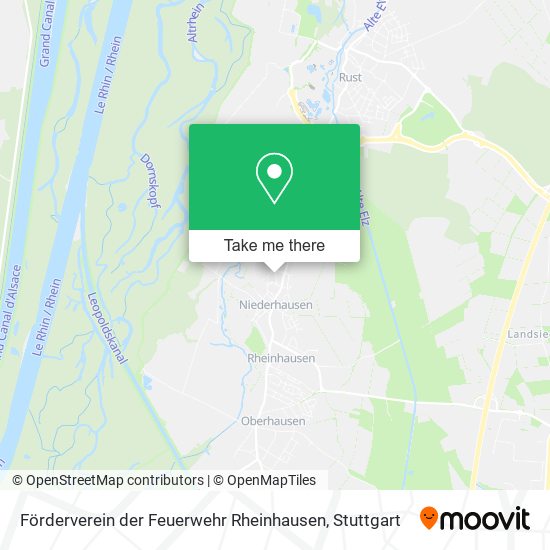 Förderverein der Feuerwehr Rheinhausen map