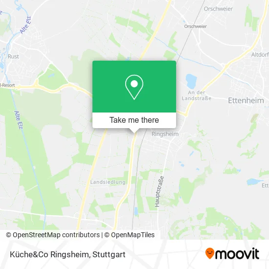 Карта Küche&Co Ringsheim