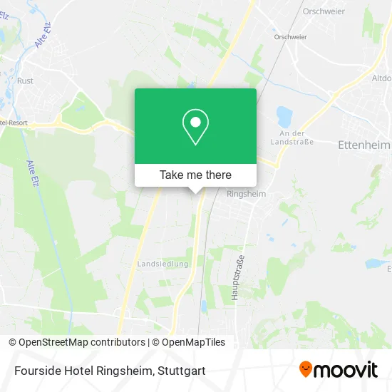 Карта Fourside Hotel Ringsheim