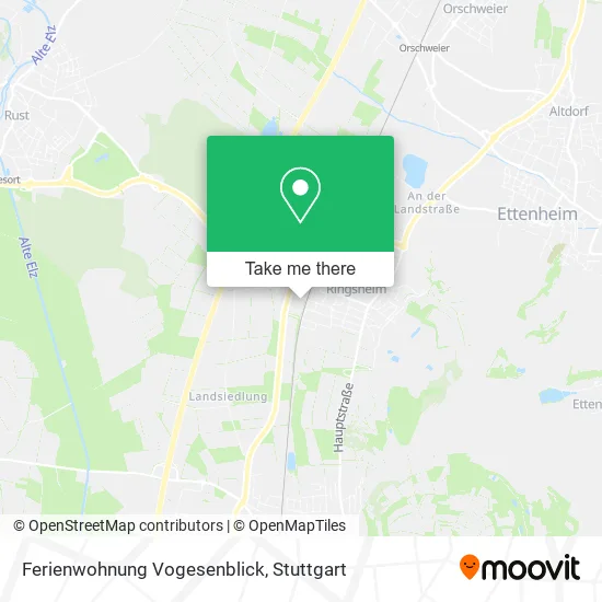 Карта Ferienwohnung Vogesenblick