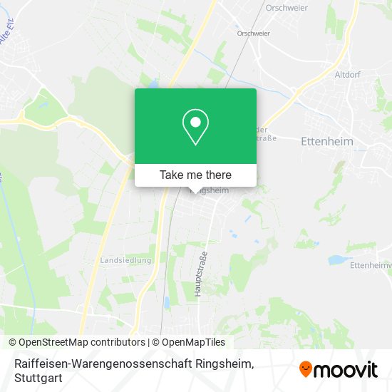 Карта Raiffeisen-Warengenossenschaft Ringsheim