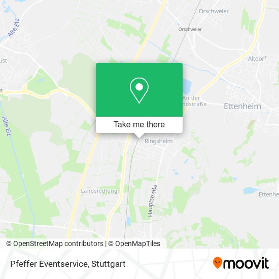 Pfeffer Eventservice map