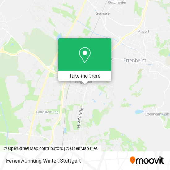 Карта Ferienwohnung Walter