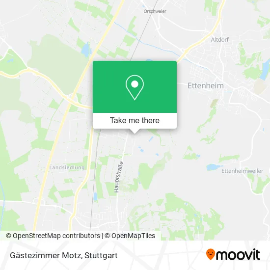 Карта Gästezimmer Motz