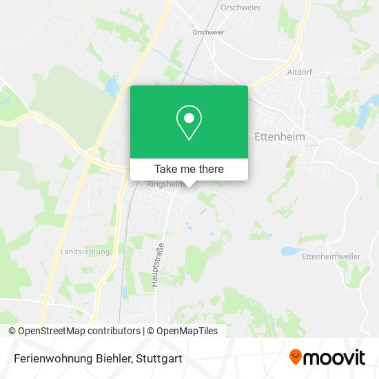 Карта Ferienwohnung Biehler