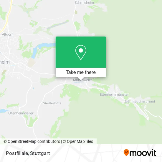 Карта Postfiliale