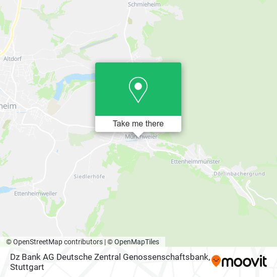 Dz Bank AG Deutsche Zentral Genossenschaftsbank map