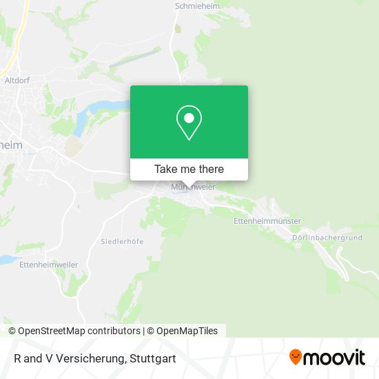 R and V Versicherung map