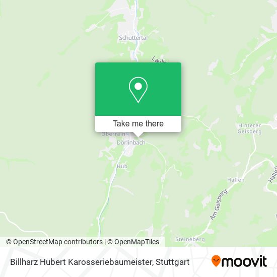 Billharz Hubert Karosseriebaumeister map