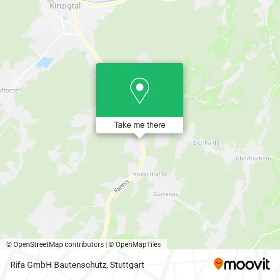 Карта Rifa GmbH Bautenschutz