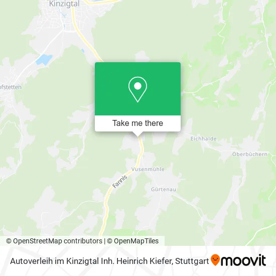 Карта Autoverleih im Kinzigtal Inh. Heinrich Kiefer