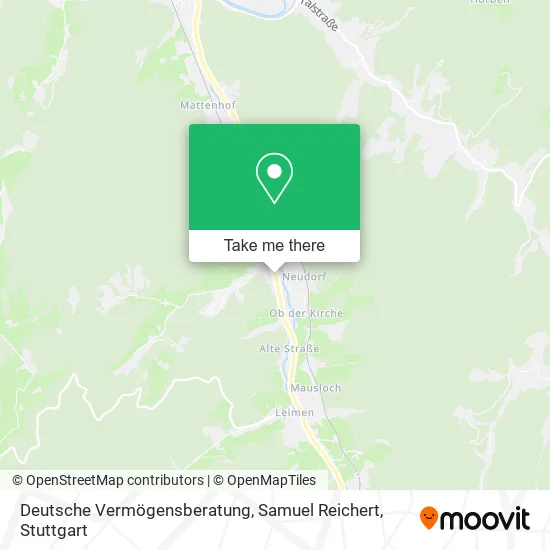 Карта Deutsche Vermögensberatung, Samuel Reichert