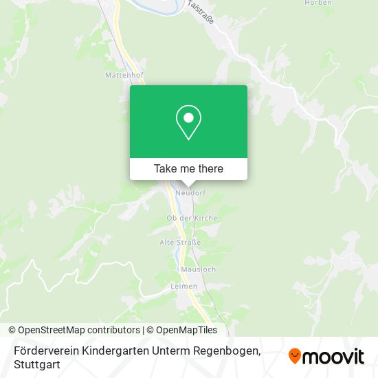 Förderverein Kindergarten Unterm Regenbogen map