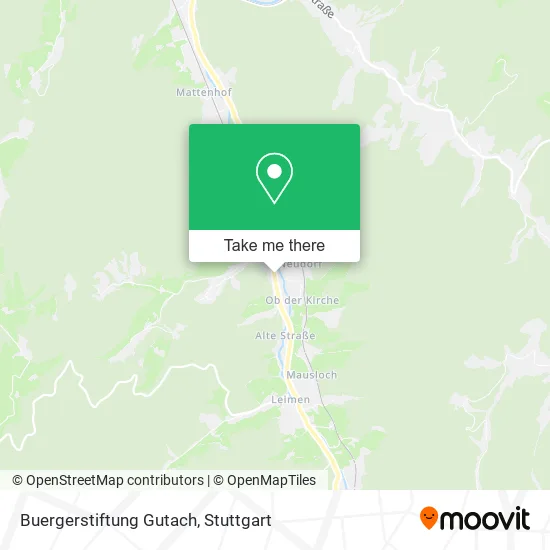 Карта Buergerstiftung Gutach