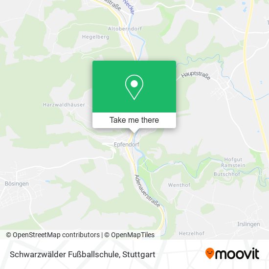 Schwarzwälder Fußballschule map