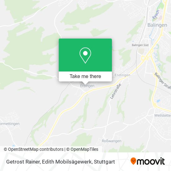 Getrost Rainer, Edith Mobilsägewerk map