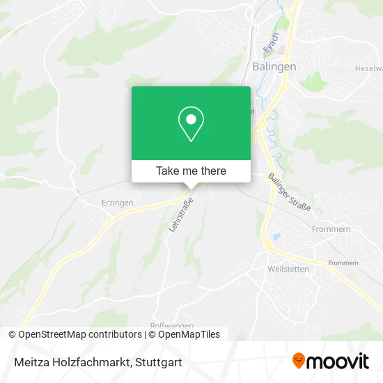 Карта Meitza Holzfachmarkt