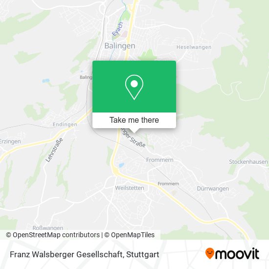 Franz Walsberger Gesellschaft map