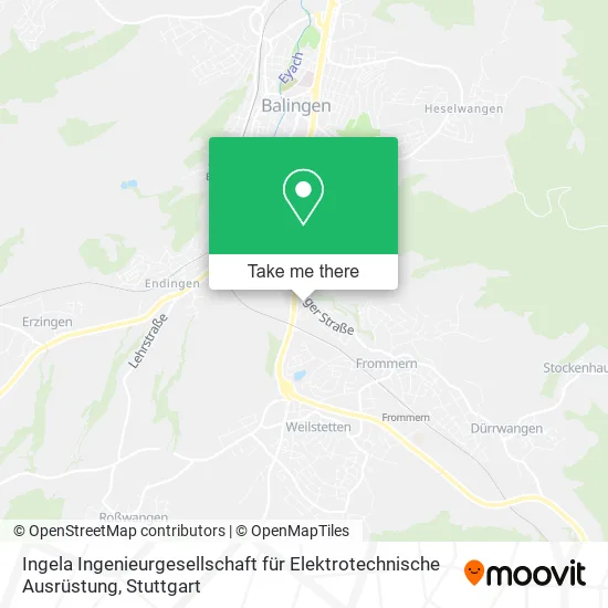 Карта Ingela Ingenieurgesellschaft für Elektrotechnische Ausrüstung