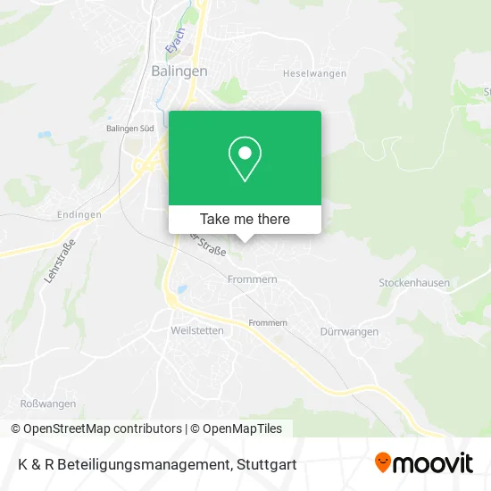 Карта K & R Beteiligungsmanagement