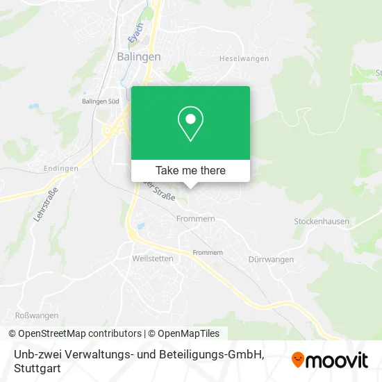 Карта Unb-zwei Verwaltungs- und Beteiligungs-GmbH