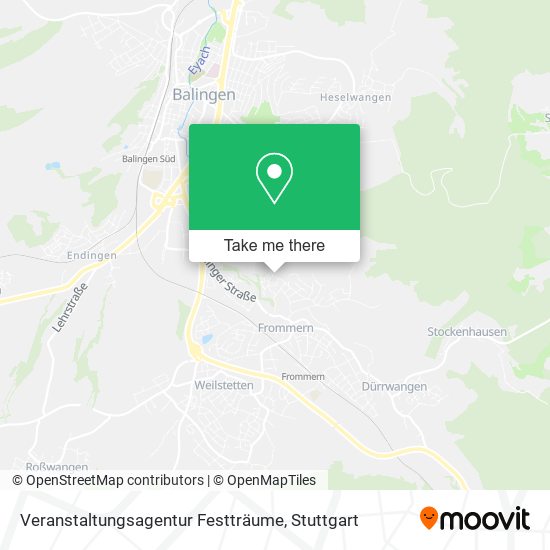 Veranstaltungsagentur Festträume map