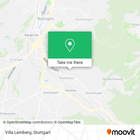 Villa Lemberg map