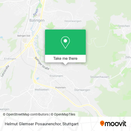 Карта Helmut Glemser Posaunenchor