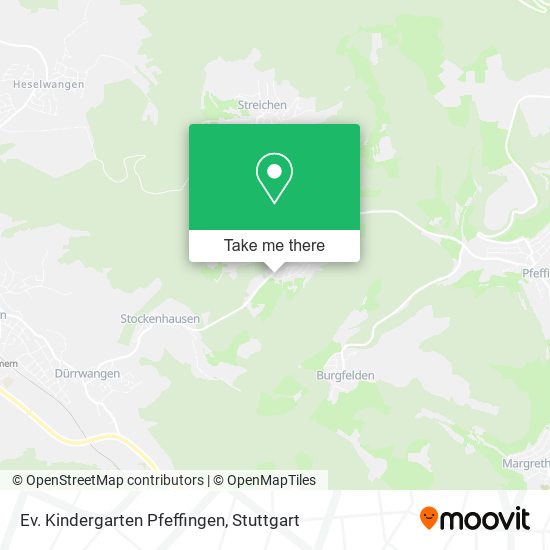 Ev. Kindergarten Pfeffingen map