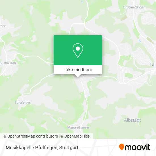 Карта Musikkapelle Pfeffingen