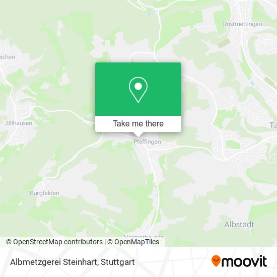 Карта Albmetzgerei Steinhart