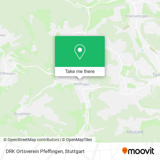 Карта DRK Ortsverein Pfeffingen