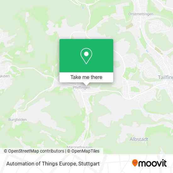 Карта Automation of Things Europe