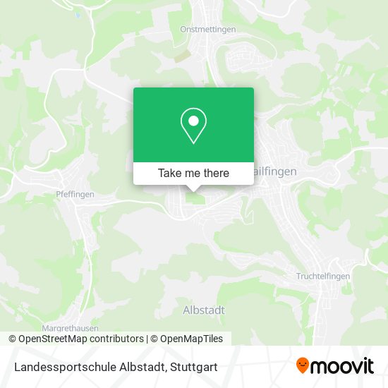 Landessportschule Albstadt map