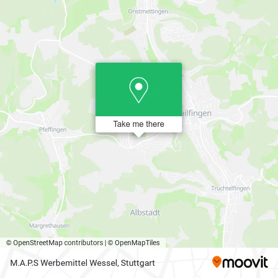 Карта M.A.P.S Werbemittel Wessel