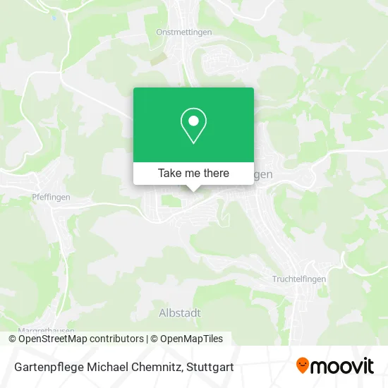 Карта Gartenpflege Michael Chemnitz