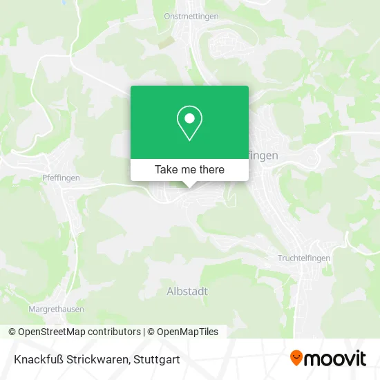 Карта Knackfuß Strickwaren