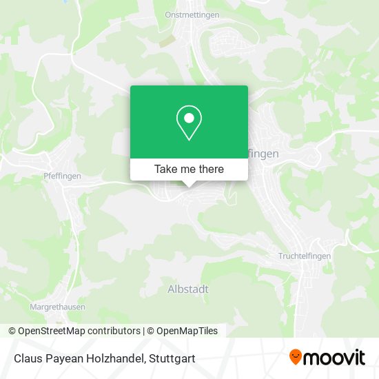 Claus Payean Holzhandel map