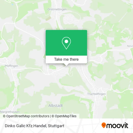 Карта Dinko Galic Kfz.Handel