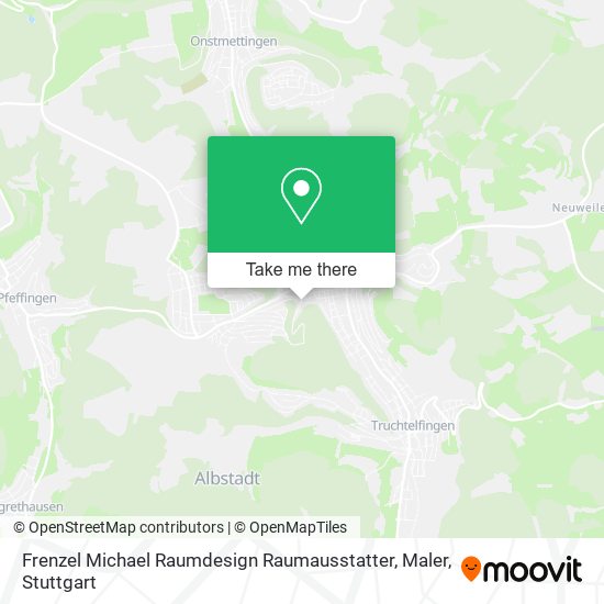 Карта Frenzel Michael Raumdesign Raumausstatter, Maler