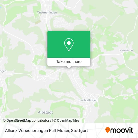 Allianz Versicherungen Ralf Moser map