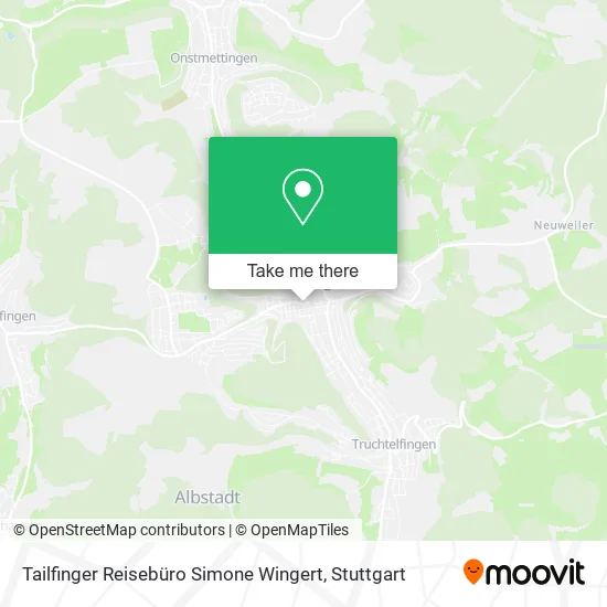 Карта Tailfinger Reisebüro Simone Wingert