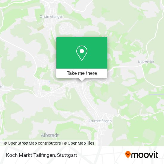 Koch Markt Tailfingen map