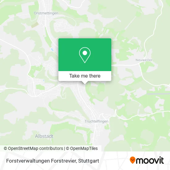 Карта Forstverwaltungen Forstrevier