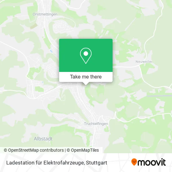 Карта Ladestation für Elektrofahrzeuge