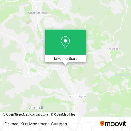 Карта Dr. med. Kurt Moosmann